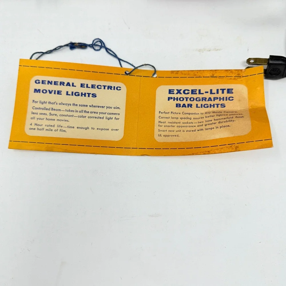 Excel Lite 4 Lite Bar Photographic Bar Light with‎ General Electric Movie Lights